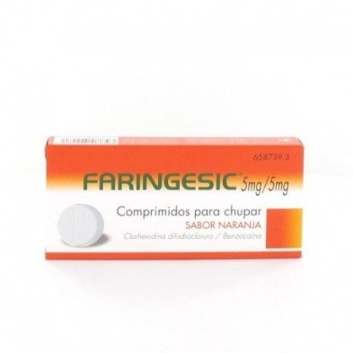 Faringesic 20 Comprimidos para chupar sabor naranja Nasofaes - 1