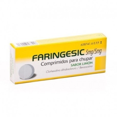 Faringesic 20 Comprimidos para chupar sabor limón Nasofaes - 1