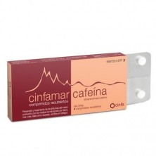 Cinfamar Cafeína 50/50mg 4 Comprimidos Farline - 1