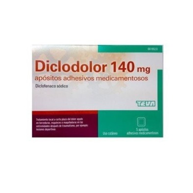 Diclodolor 140mg 5 Apósitos Adhesivos Revital - 1