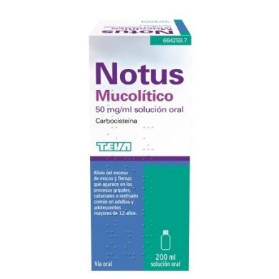 Notus Mucolítico 50mg/ml Solución Oral Revital - 1