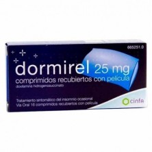 Dormirel 25mg 16 Comprimidos Recubiertos Farline - 1