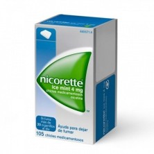 Nicorette Ice Mint 4mg 105 Chicles Vispring - 1