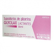 Supositorios Glicerina Glycilax Lactantes 0.672g 10 Supositorios Farline - 1