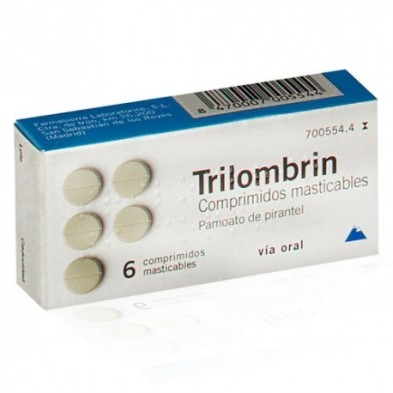 Trilombrin 250mg 6 Comprimidos Masticables Strefen - 1