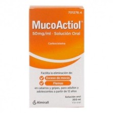 MucoActiol 50mg/ml Solución Oral 200ml Radio Salil - 1