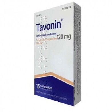 Tavonin 120mg 15 Comprimidos Recubiertos Strefen - 1