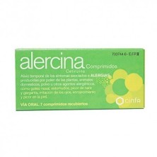 Alercina 10mg 7 Comprimidos Recubiertos Aquisoja - 1