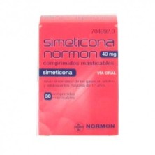 Simeticona Normon 40mg 30 Comprimidos Masticables Clysiden - 1