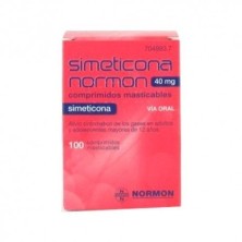 Simeticona Normon 40mg 100 Comprimidos Masticables Clysiden - 1