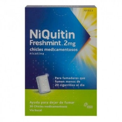 Niquitin Freshmint Gums 2 mg 30 Chicles Angileptol - 1