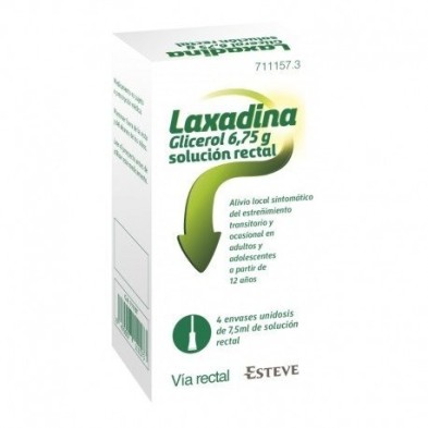 Laxadina glicerol 6,75 g solución rectal Strefen - 1