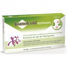 Juanolcold Resfriados 20mg 30 Comprimidos Recubiertos Casenbiotic - 1