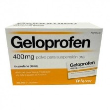Geloprofen 400 Mg 12 Sobres Suspension Oral Ferrer Healthcare - 1