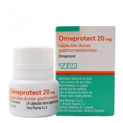 Omeprotect 20 mg 14 Cápsulas Gastrorresistentes (Frasco) Revital - 1