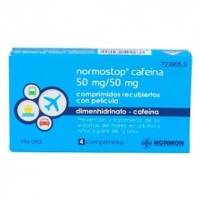 Normostop Cafeina 50/50mg 4 Comprimidos Clysiden - 1