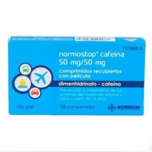 Normostop Cafeína 50/50mg 12 Comprimidos Clysiden - 1