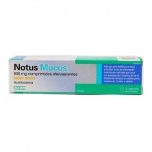 Notus Mucus 600 mg Limón 20 Comprimidos Efervescentes Revital - 1