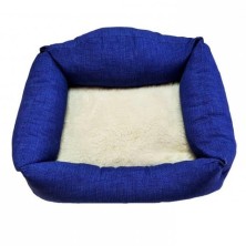 Siesta cama azul cojin borreguito 55 cm Siesta - 1