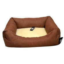 Siesta cama marrón cojin borreguito 55 cm Siesta - 1