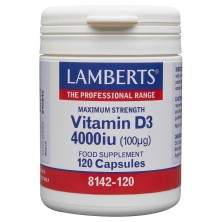 Lamberts vitamina d3 120 cap 4000 ui 8142 Lamberts - 1