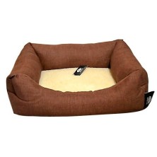 Siesta cama marrón cojin borreguito 70 cm Siesta - 1