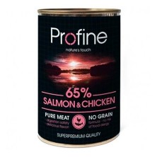 Profine 65% salmon & chicken/ 6 x 400 g Profine - 1