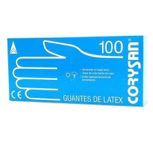 Guantes corysan latex t/pequeño 100 und. Corysan - 1
