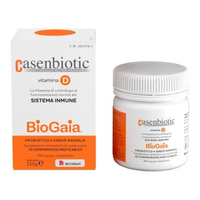 Casenbiotic vitamina d 30 comprimidos masticables Casen - 1