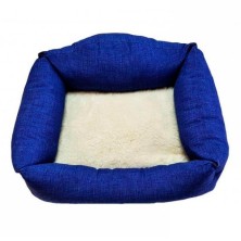 Siesta cama azul cojin borreguito 70 cm Siesta - 1
