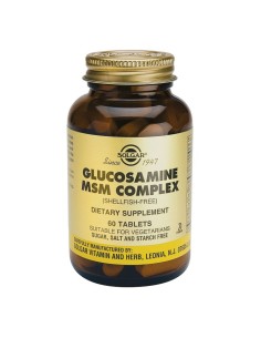 Solgar Glucosamina MSM Complex 60 comprimidos Solgar - 1