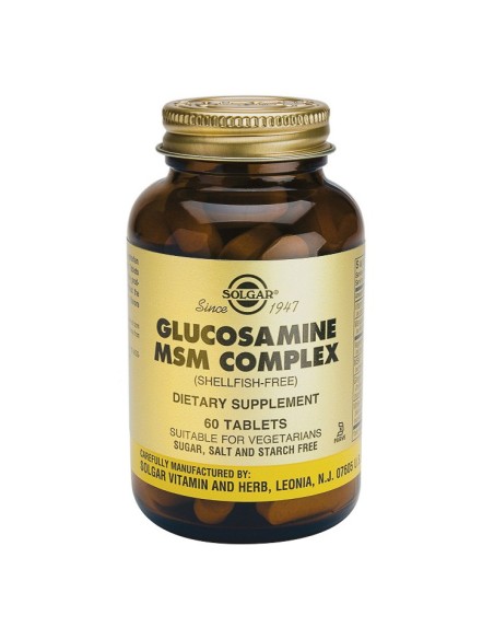 Solgar Glucosamina MSM Complex 60 comprimidos Solgar - 1