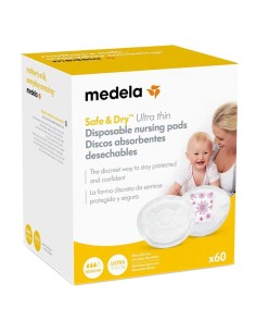 Medela safe&dry discos absorbentes desechables 60u Medela - 1