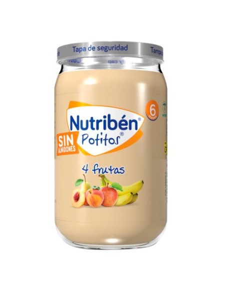 Nutribén Potitos 4 frutas 235g Nutriben - 1