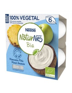 Nestlé Naturnes Bio Tarrina veg, Manzana y piña 4x90 g Nestlé - 1