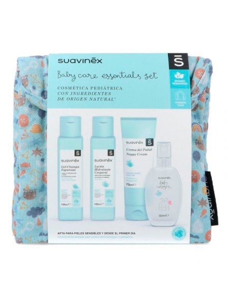Suavinex Baby Care Essential set de viaje tela azul Suavinex - 1