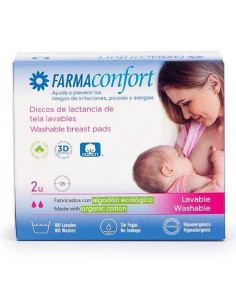 Discos de lactancia de tela lavables farmaconfort Farmaconfort - 1
