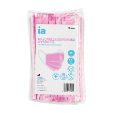 Interapothek mascarillas quirúrgicas iir rosas 10 uds Interapothek - 1