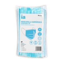 Interapothek mascarillas quirúrgicas iir azules 10 uds Interapothek - 1