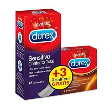 Durex preservativo contacto total 12uds+realfeel 3 Durex - 1