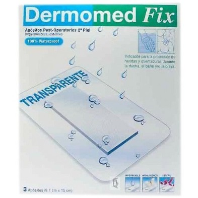 Dermomed fix 2ª piel 7,5x10cm 4 apósitos Dermomed - 1