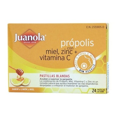 Juanola propolis miel-limon 24 pastillas Juanola - 1