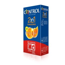 Control finisimo 2en1 preservativo+lubricante 6u Control - 1