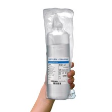 Nacl cloruro sodico 0'9% 500 ml ecolav Braun - 1