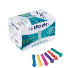 Microlet lancetas colores 25und bayer Microlet - 1
