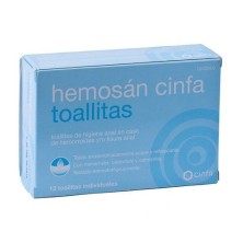 Hemosan cinfa hemorroides 12 toallitas Hemosan - 1