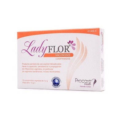 Ladyflor vaginosis 1,3g 10 comprimidos vaginales Ladyflor - 1