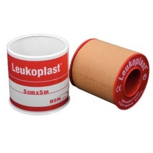 Esparadrapo leukoplast carne 5mx5cm Leukoplast - 1