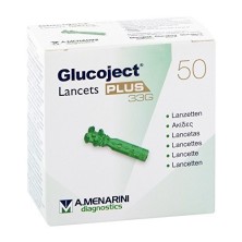 Glucoject 50 lancets plus 33g menarini Glucoject - 1
