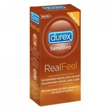 Durex preservativo sensitivo real feel s/latex 12 u Durex - 1